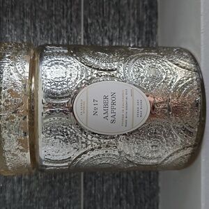 NEW FALL WINTER VIRAL Leoben Co "No 17 Amber SAFFRON" Candle 18oz - Never Used